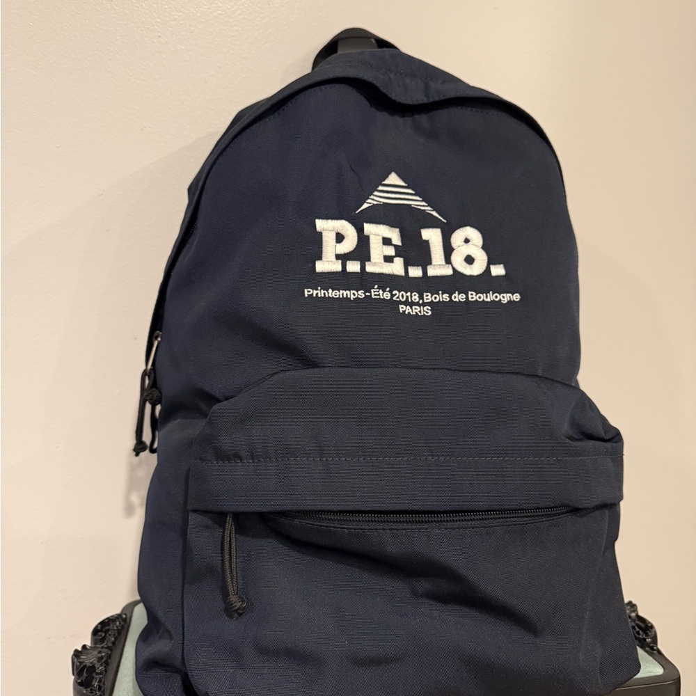 Balenciaga Navy Backpack - P.E.18 "Bois de
Boulogne Paris" Edition